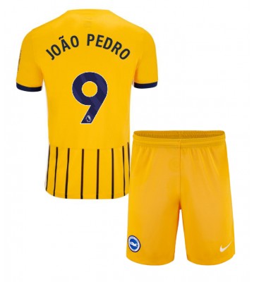 Brighton Joao Pedro #9 Bortatröja Barn 2024-25 Kortärmad (+ Korta byxor)