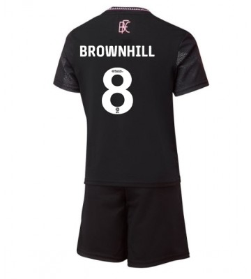 Burnley Josh Brownhill #8 Bortatröja Barn 2024-25 Kortärmad (+ Korta byxor)