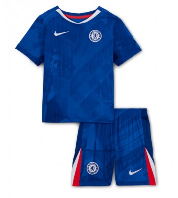 Chelsea Hemmatröja Barn 2025-26 Kortärmad (+ Korta byxor)