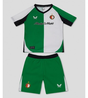 Feyenoord Tredje Tröja Barn 2024-25 Kortärmad (+ Korta byxor)