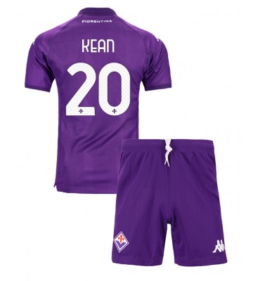 Fiorentina Moise Kean #20 Hemmatröja Barn 2024-25 Kortärmad (+ Korta byxor)