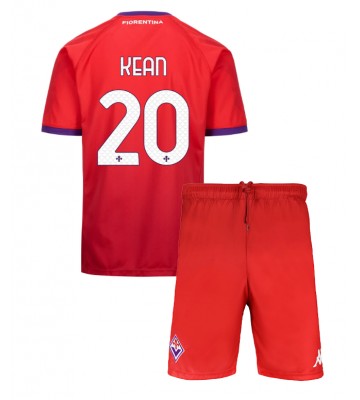 Fiorentina Moise Kean #20 Tredje Tröja Barn 2024-25 Kortärmad (+ Korta byxor)