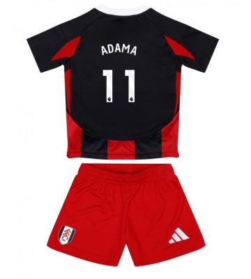 Fulham Adama Traore #11 Bortatröja Barn 2024-25 Kortärmad (+ Korta byxor)