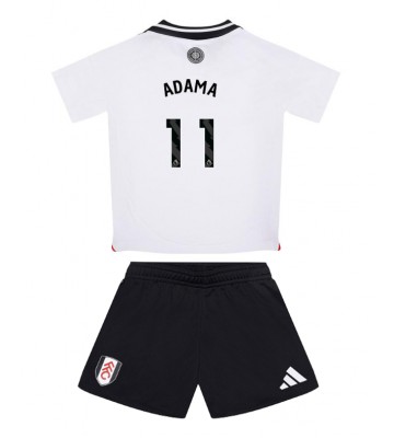 Fulham Adama Traore #11 Hemmatröja Barn 2024-25 Kortärmad (+ Korta byxor)