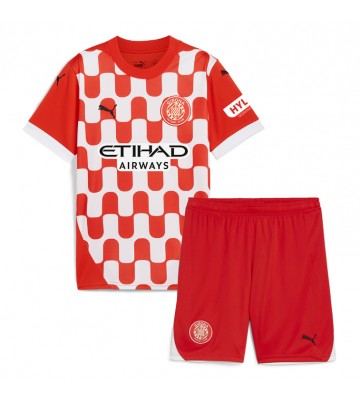 Girona Hemmatröja Barn 2024-25 Kortärmad (+ Korta byxor)