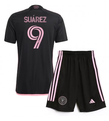 Inter Miami Luis Suarez #9 Bortatröja Barn 2024-25 Kortärmad (+ Korta byxor)