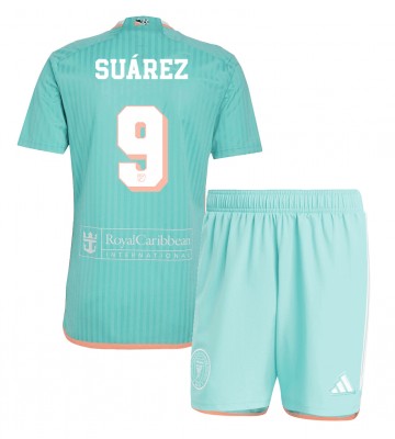 Inter Miami Luis Suarez #9 Tredje Tröja Barn 2024-25 Kortärmad (+ Korta byxor)