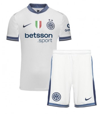 Inter Milan Bortatröja Barn 2024-25 Kortärmad (+ Korta byxor)