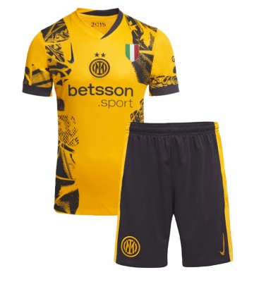 Inter Milan Tredje Tröja Barn 2024-25 Kortärmad (+ Korta byxor)
