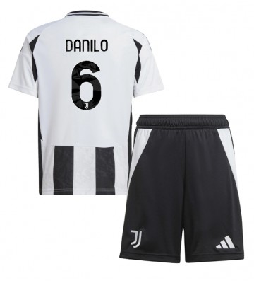 Juventus Danilo Luiz #6 Hemmatröja Barn 2024-25 Kortärmad (+ Korta byxor)