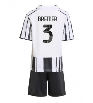 Juventus Gleison Bremer #3 Hemmatröja Barn 2025-26 Kortärmad (+ Korta byxor)
