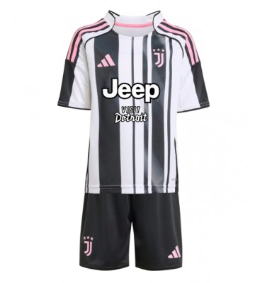 Juventus Hemmatröja Barn 2025-26 Kortärmad (+ Korta byxor)