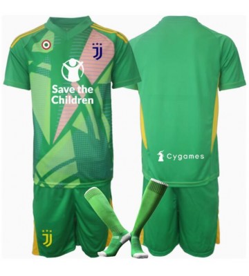 Juventus Målvakt Bortatröja Barn 2024-25 Kortärmad (+ Korta byxor)