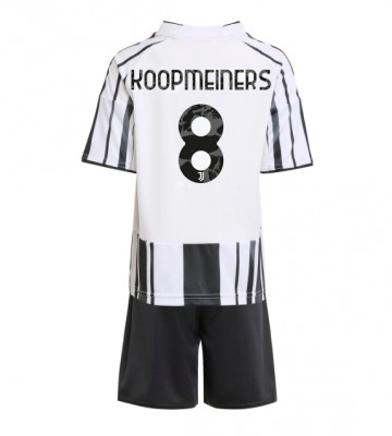 Juventus Teun Koopmeiners #8 Hemmatröja Barn 2025-26 Kortärmad (+ Korta byxor)