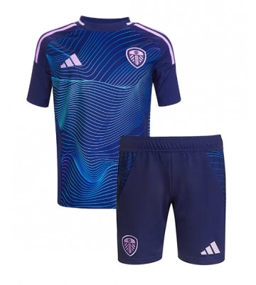 Leeds United Tredje Tröja Barn 2024-25 Kortärmad (+ Korta byxor)