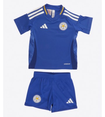 Leicester City Hemmatröja Barn 2024-25 Kortärmad (+ Korta byxor)