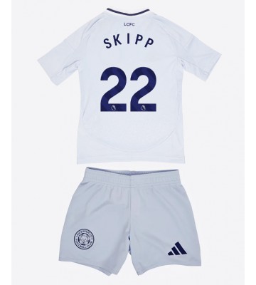 Leicester City Oliver Skipp #22 Tredje Tröja Barn 2024-25 Kortärmad (+ Korta byxor)