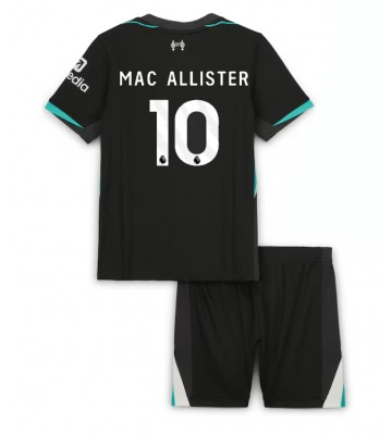 Liverpool Alexis Mac Allister #10 Bortatröja Barn 2024-25 Kortärmad (+ Korta byxor)