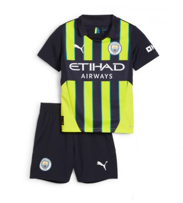 Manchester City Bortatröja Barn 2024-25 Kortärmad (+ Korta byxor)