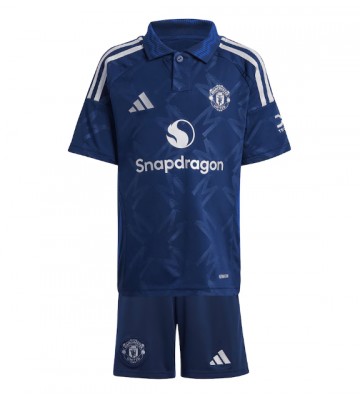 Manchester United Bortatröja Barn 2024-25 Kortärmad (+ Korta byxor)