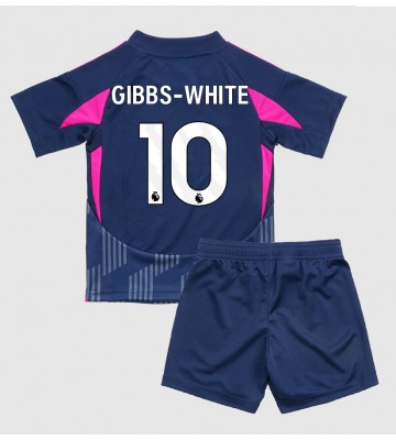 Nottingham Forest Morgan Gibbs-White #10 Bortatröja Barn 2024-25 Kortärmad (+ Korta byxor)