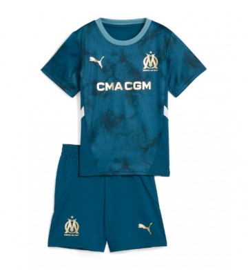 Olympique de Marseille Bortatröja Barn 2024-25 Kortärmad (+ Korta byxor)