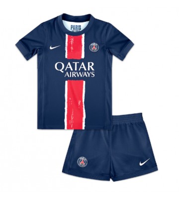 Paris Saint-Germain Hemmatröja Barn 2024-25 Kortärmad (+ Korta byxor)