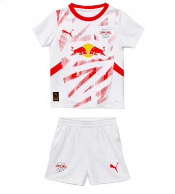 RB Leipzig Hemmatröja Barn 2024-25 Kortärmad (+ Korta byxor)