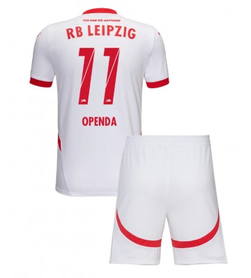 RB Leipzig Lois Openda #11 Hemmatröja Barn 2024-25 Kortärmad (+ Korta byxor)