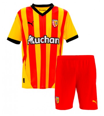 RC Lens Hemmatröja Barn 2024-25 Kortärmad (+ Korta byxor)