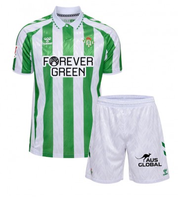 Real Betis Hemmatröja Barn 2024-25 Kortärmad (+ Korta byxor)