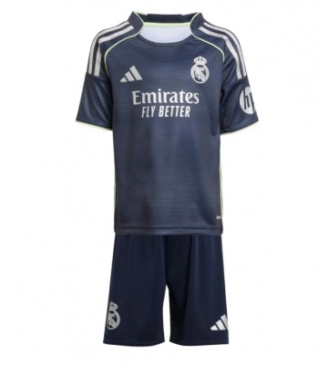 Real Madrid Bortatröja Barn 2025-26 Kortärmad (+ Korta byxor)
