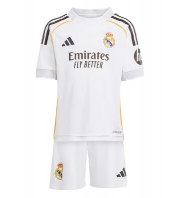 Real Madrid Hemmatröja Barn 2025-26 Kortärmad (+ Korta byxor)