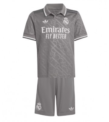 Real Madrid Tredje Tröja Barn 2024-25 Kortärmad (+ Korta byxor)
