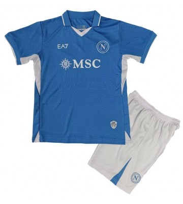 SSC Napoli Hemmatröja Barn 2024-25 Kortärmad (+ Korta byxor)