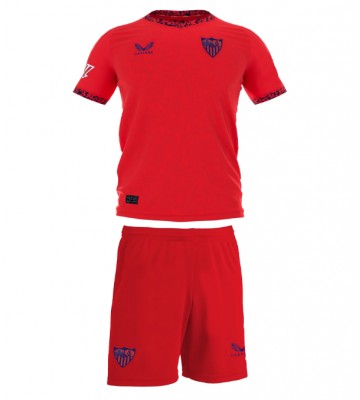 Sevilla Bortatröja Barn 2024-25 Kortärmad (+ Korta byxor)