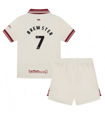 Sheffield United Rhian Brewster #7 Tredje Tröja Barn 2024-25 Kortärmad (+ Korta byxor)