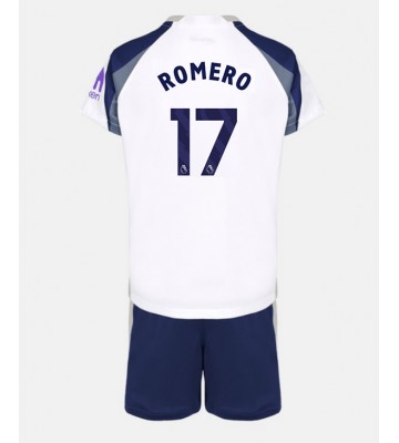 Tottenham Hotspur Cristian Romero #17 Hemmatröja Barn 2025-26 Kortärmad (+ Korta byxor)