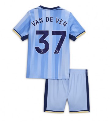 Tottenham Hotspur Micky van de Ven #37 Bortatröja Barn 2024-25 Kortärmad (+ Korta byxor)