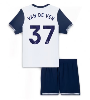 Tottenham Hotspur Micky van de Ven #37 Hemmatröja Barn 2024-25 Kortärmad (+ Korta byxor)