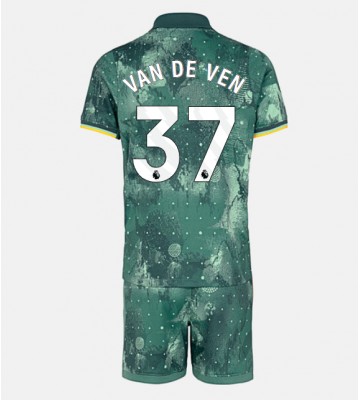 Tottenham Hotspur Micky van de Ven #37 Tredje Tröja Barn 2024-25 Kortärmad (+ Korta byxor)