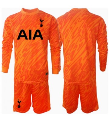 Tottenham Hotspur Målvakt Bortatröja Barn 2024-25 Långärmad (+ Korta byxor)