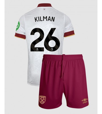 West Ham United Max Kilman #26 Tredje Tröja Barn 2024-25 Kortärmad (+ Korta byxor)