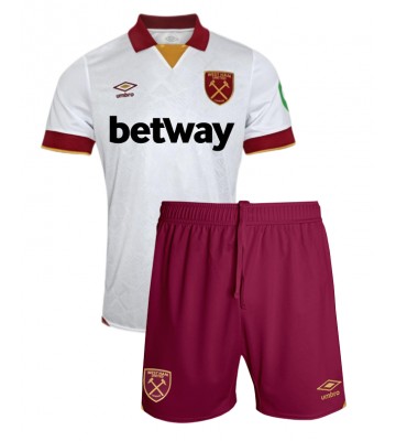 West Ham United Tredje Tröja Barn 2024-25 Kortärmad (+ Korta byxor)