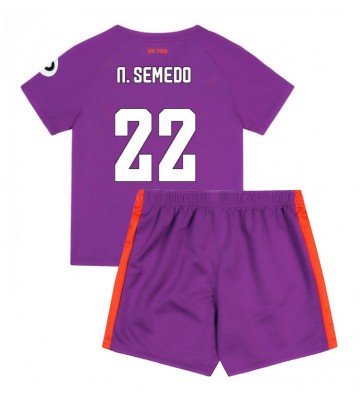 Wolves Nelson Semedo #22 Tredje Tröja Barn 2024-25 Kortärmad (+ Korta byxor)