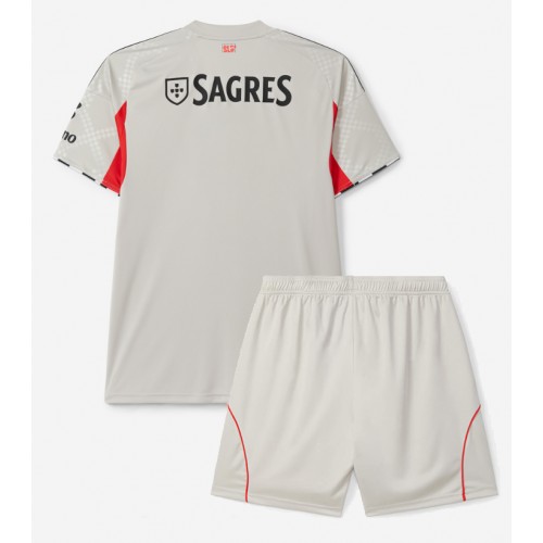 Benfica Bortatröja Barn 2025-26 Kortärmad (+ Korta byxor) Benfica Bortatröja Barn 2025-26 Kortärmad (+ Korta byxor)