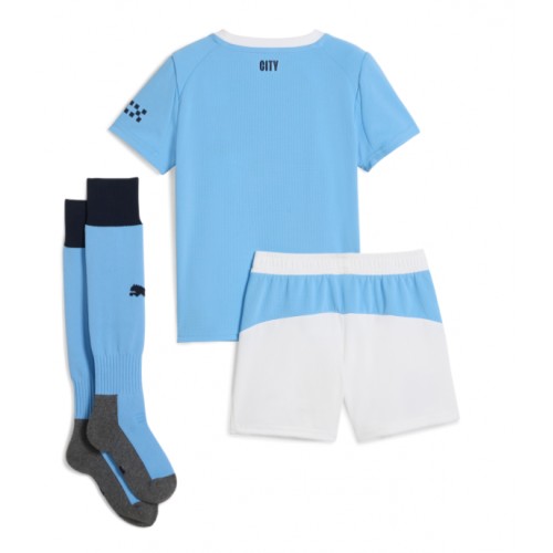 Manchester City Hemmatröja Barn 2025-26 Kortärmad (+ Korta byxor)