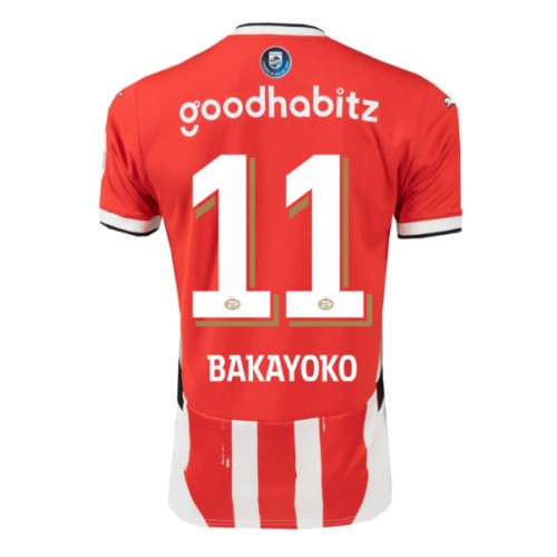 PSV Eindhoven Johan Bakayoko #11 Hemmatröja 2024-25 Kortärmad PSV Eindhoven Johan Bakayoko #11 Hemmatröja 2024-25 Kortärmad