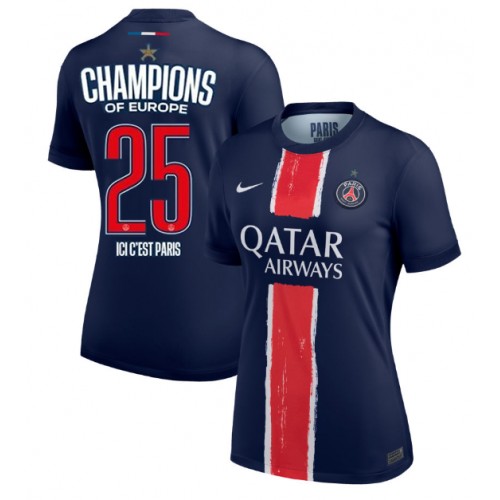 Paris Saint-Germain Hemmatröja Dam 2024-25 UCL Champions Kortärmad Paris Saint-Germain Hemmatröja Dam 2024-25 UCL Champions Kortärmad