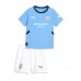 Manchester City Erling Haaland #9 Hemmatröja Barn 2024-25 Kortärmad (+ Korta byxor)